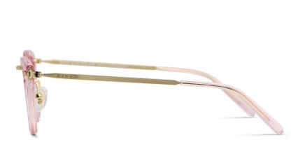 Diff Rue Pink, Gold Prescription Eyeglasses
