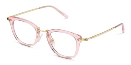 Diff Rue Pink, Gold Prescription Eyeglasses
