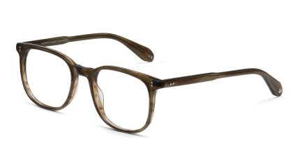 Garrett Leight Bentley Green glasses - Green - Angle View