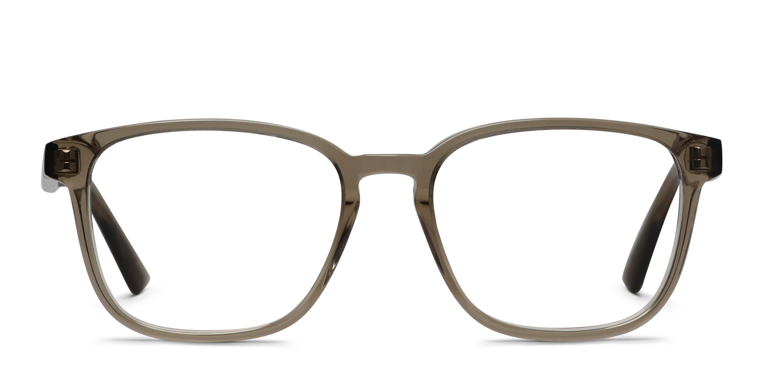 Alexander McQueen AM0462O Brown glasses - Brown - Frontal View