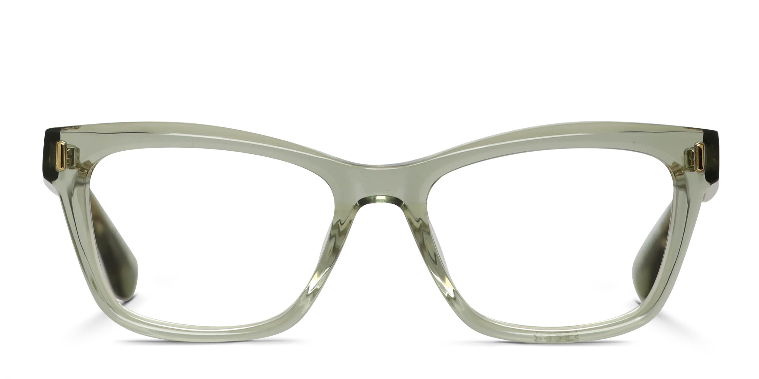 Quay Trust Me Green, Clear glasses - Green / Clear - Frontal View