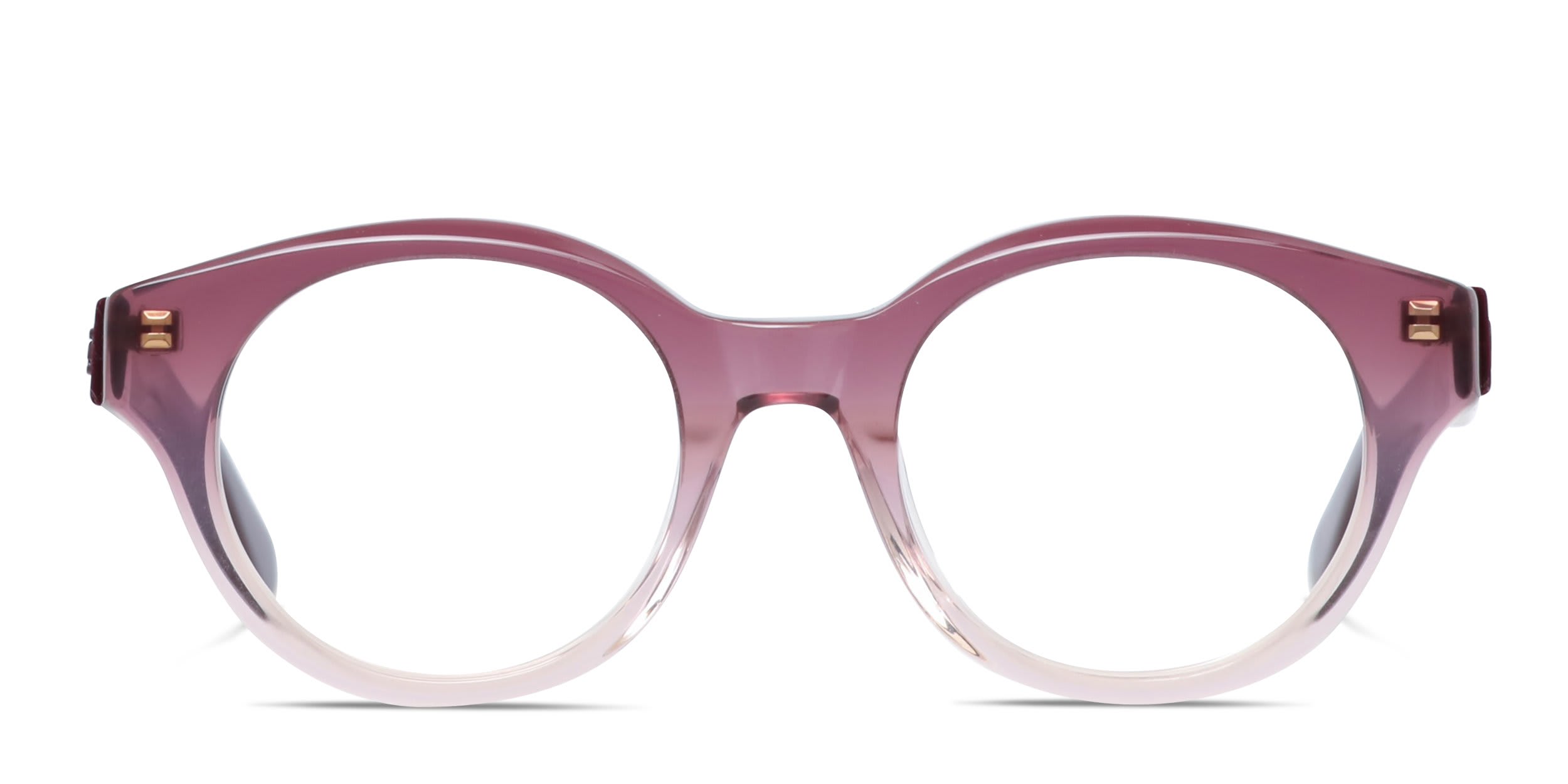 Chloe CH0271O Purple, Clear glasses - Purple / Clear - Frontal View