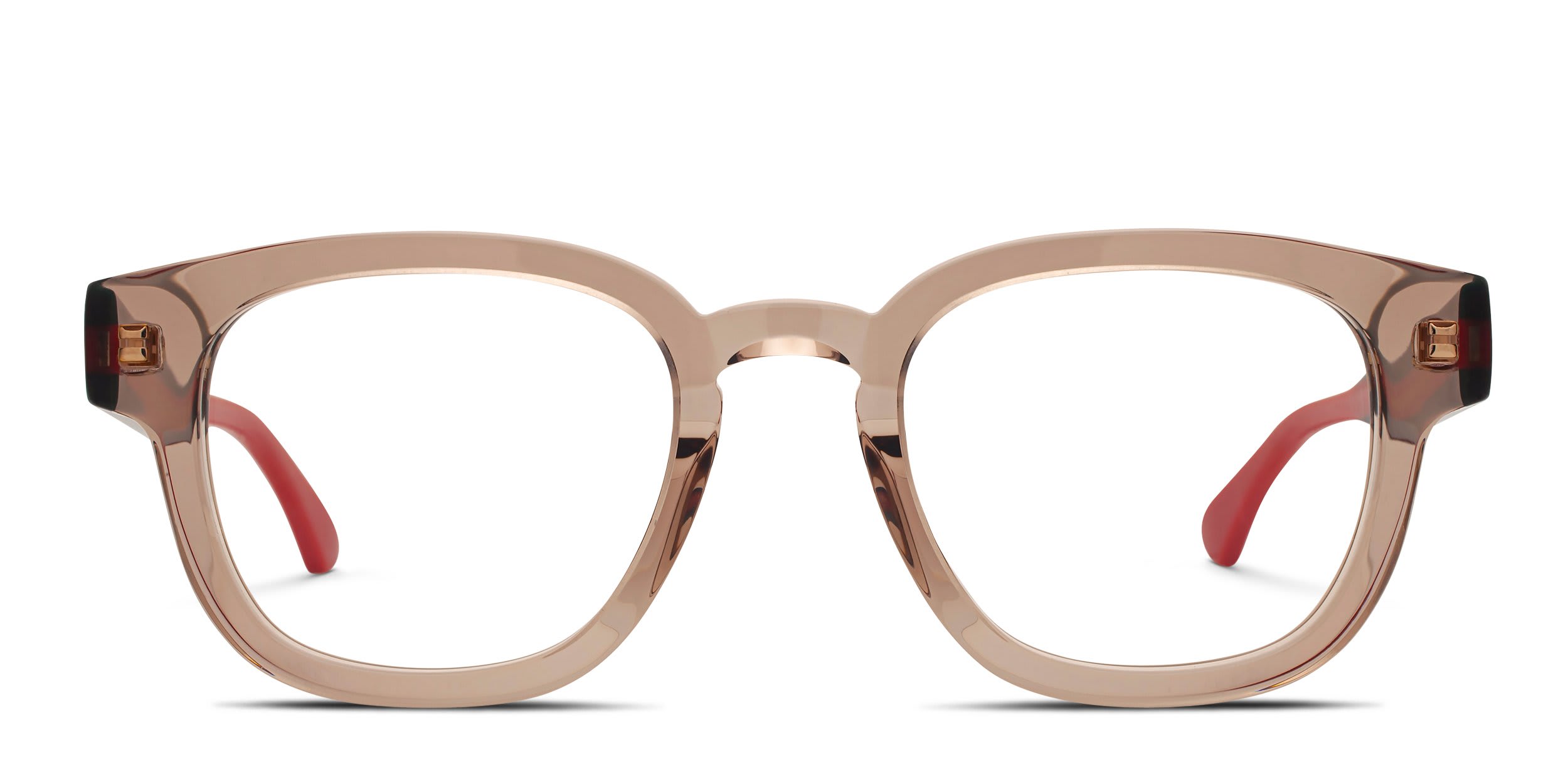Gucci GG1992O Brown, Clear glasses - Brown / Clear - Frontal View