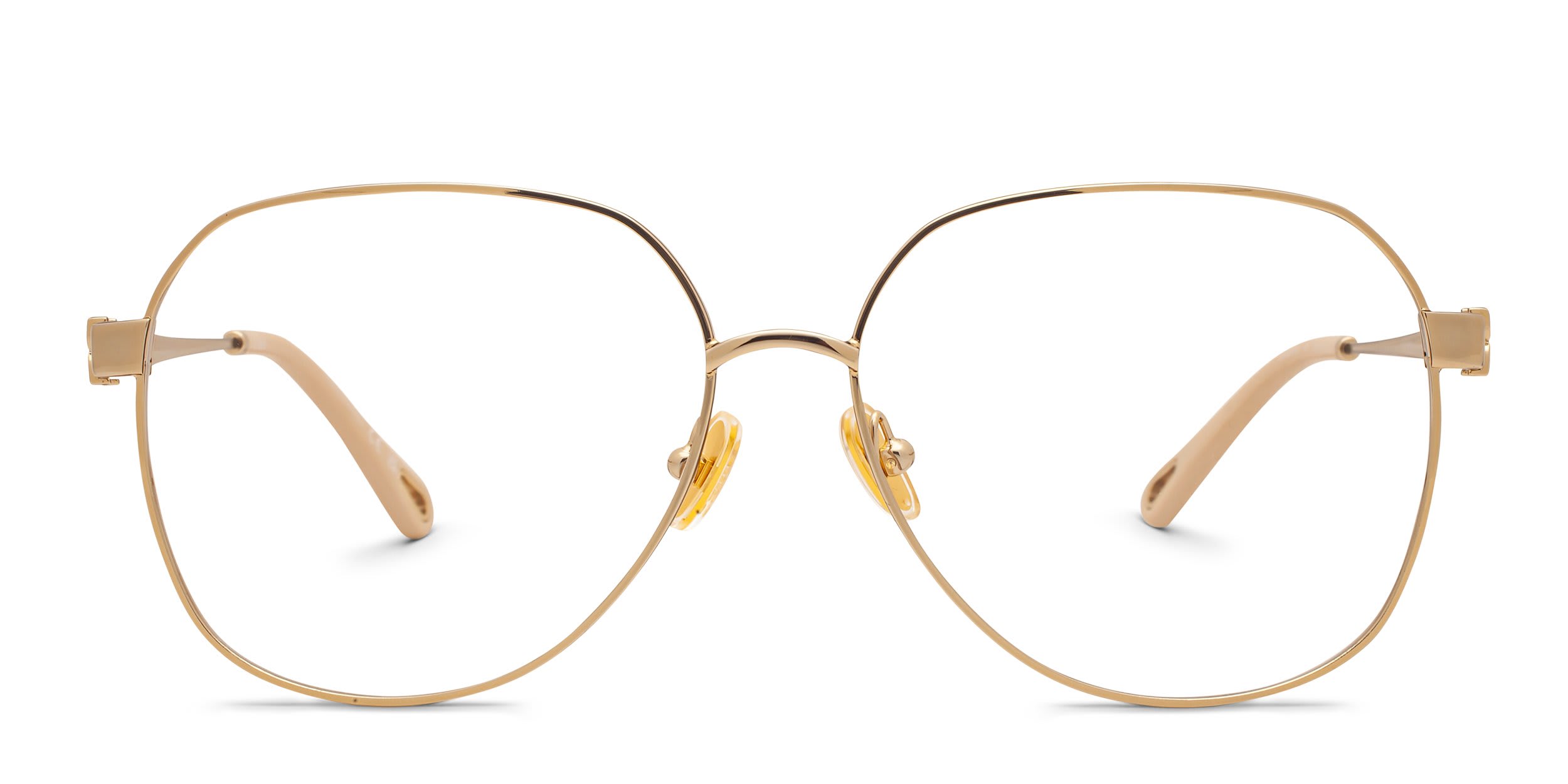Chloe CH0307O Gold glasses - Gold - Frontal View