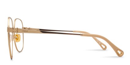 Chloe CH0307O Gold glasses - Gold - Side View