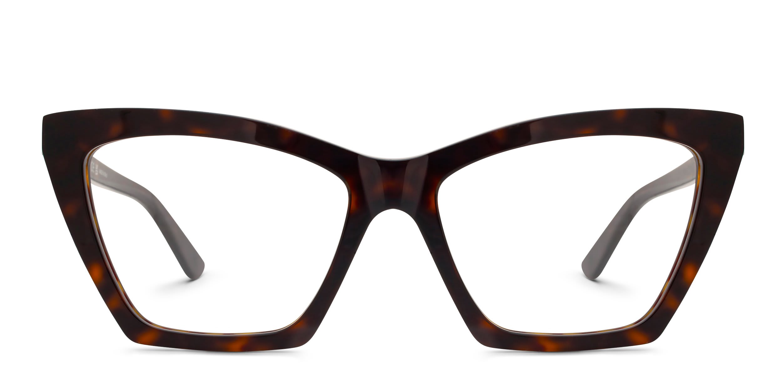 Alexander McQueen AM0536O Brown, Tortoise glasses - Brown / Tortoise - Frontal View