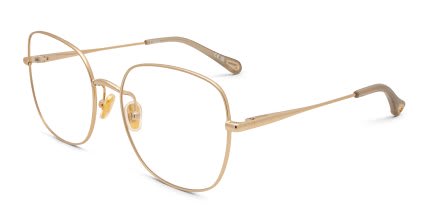 Chloe CH0345O Gold glasses - Gold - Angle View