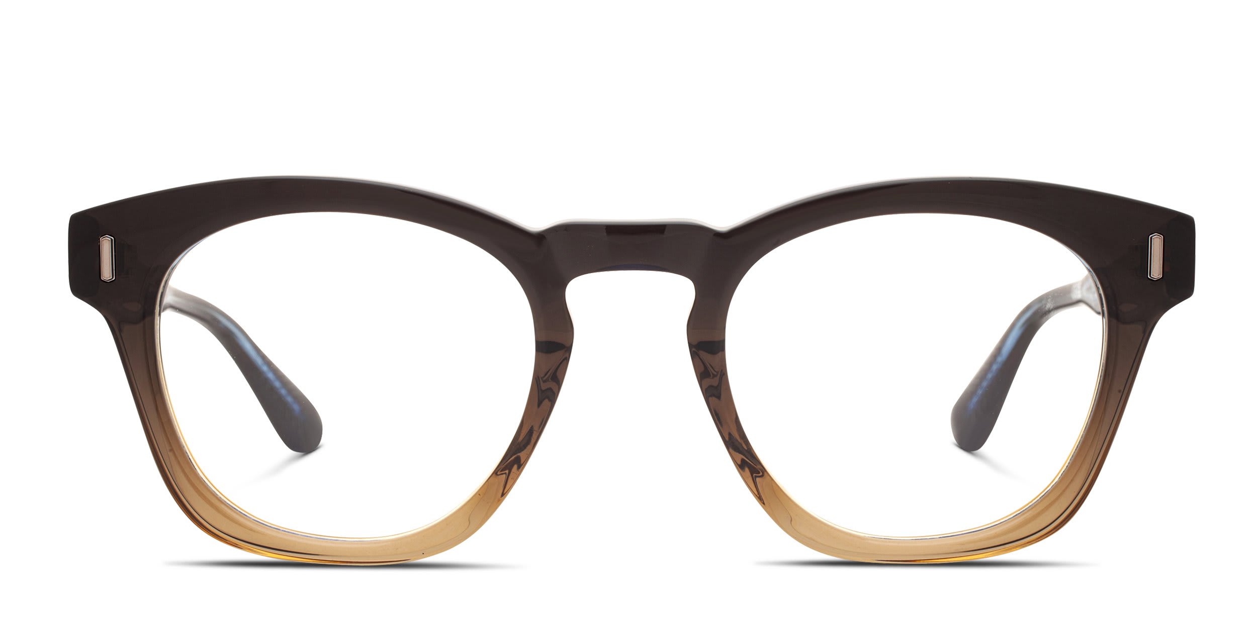 Quay Bow Tie Brown, Blue glasses - Brown / Blue - Frontal View