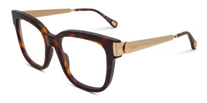 Chloe CH0353O Tortoise glasses - Tortoise - Angle View