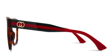 Gucci GG0038ONN Tortoise glasses - Tortoise - Side View
