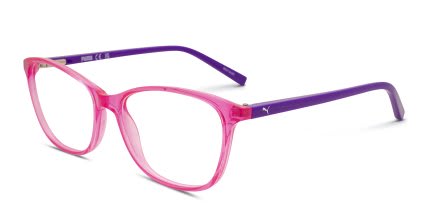 Puma PJ0033O Kids Pink glasses - Pink - Angle View