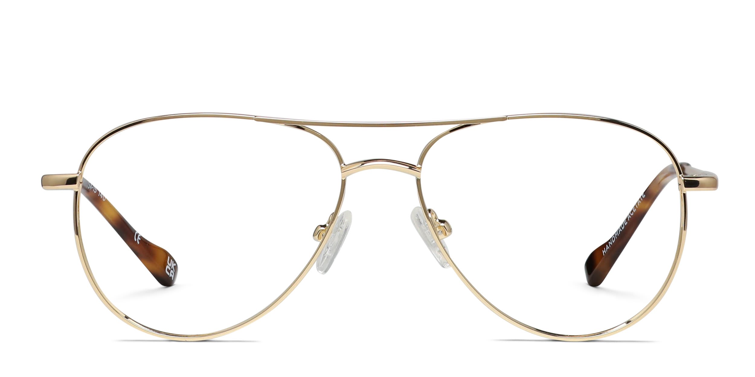 Le Specs After Party Gold glasses - Gold - Frontal View