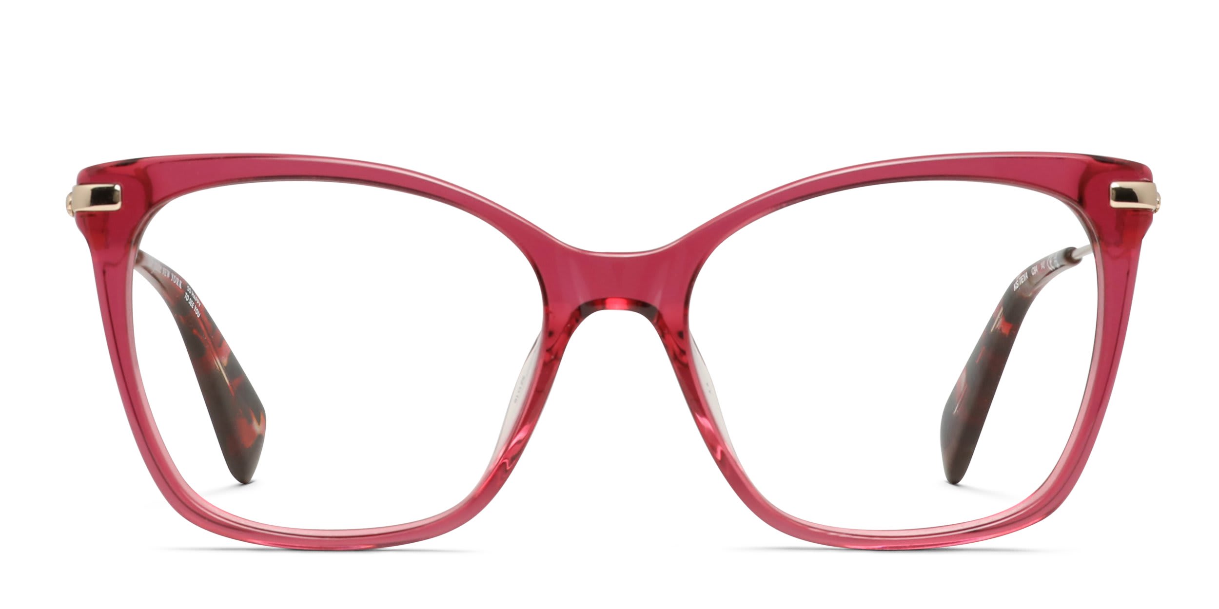 Kate Spade Ks Teya Red glasses - Red - Frontal View
