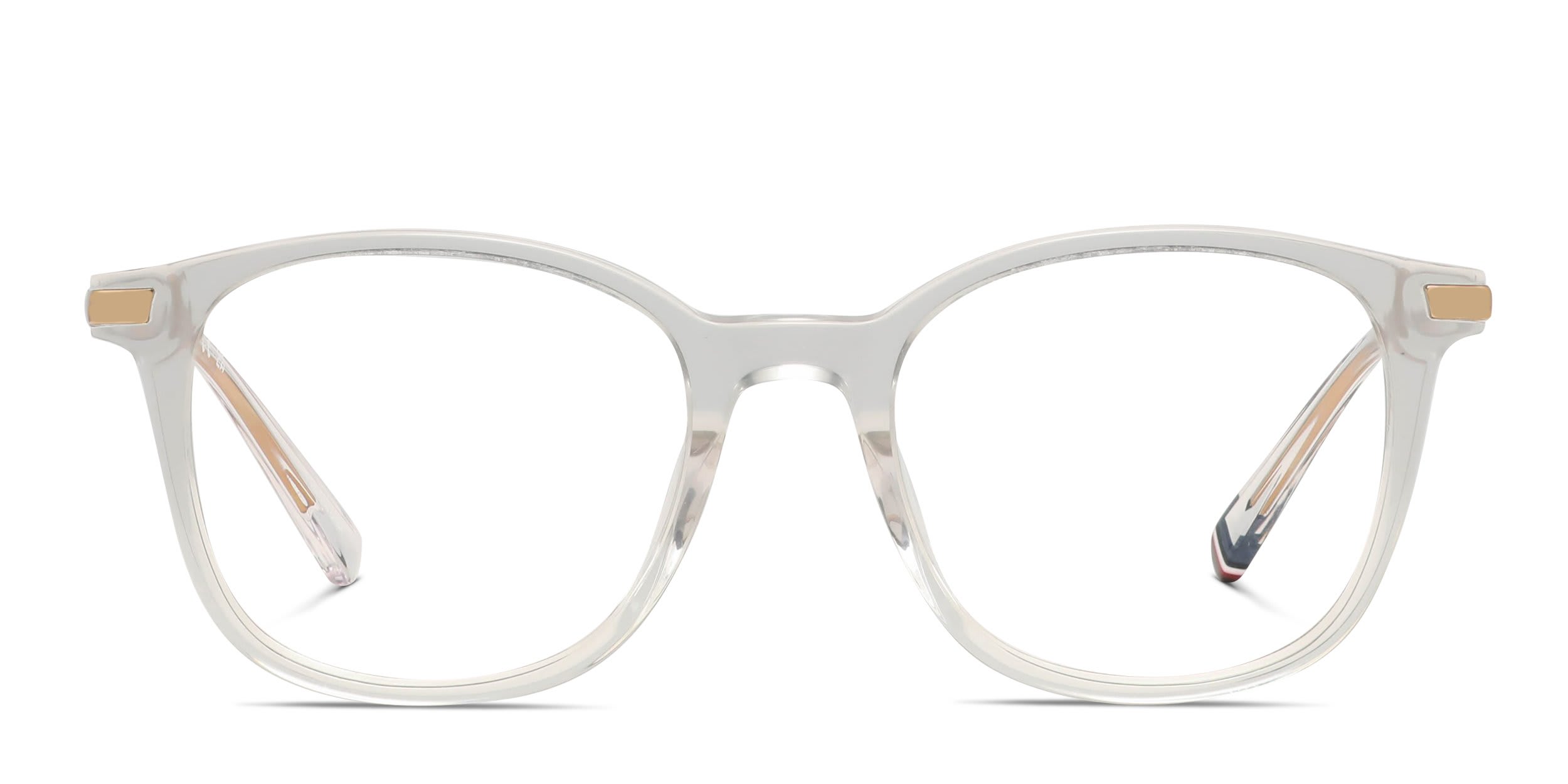 Tommy Hilfiger TH2050 Clear, Gray glasses - Clear - Frontal View