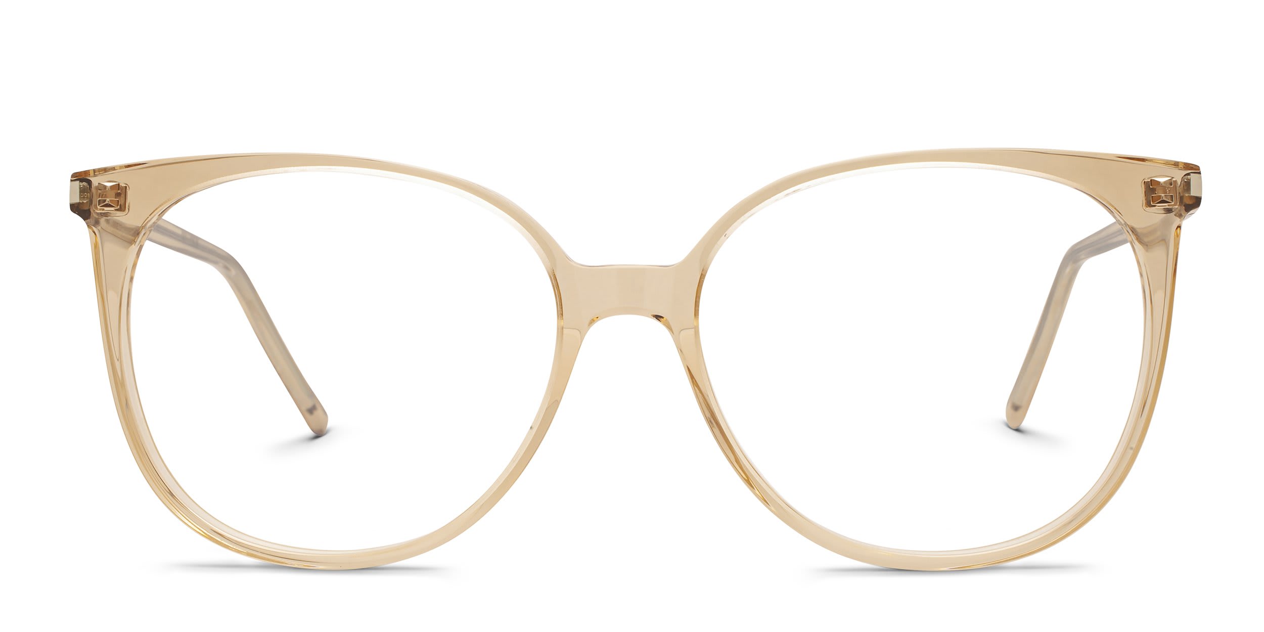 Saint Laurent SL39 Beige glasses - Beige - Frontal View