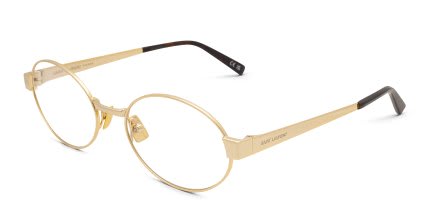Saint Laurent SL692 Gold glasses - Gold - Angle View