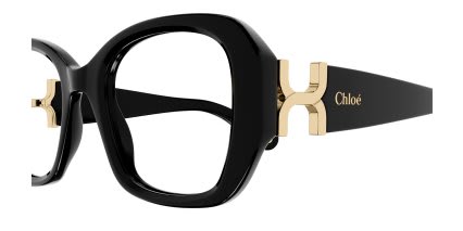 Chloe CH0239O Black glasses - Black - Side View