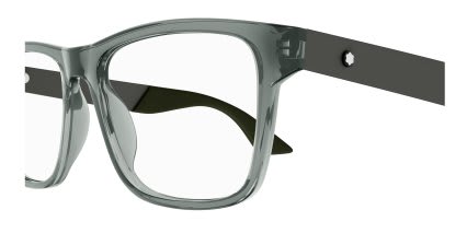 Mont Blanc MB0300O Gray glasses - Gray - Side View