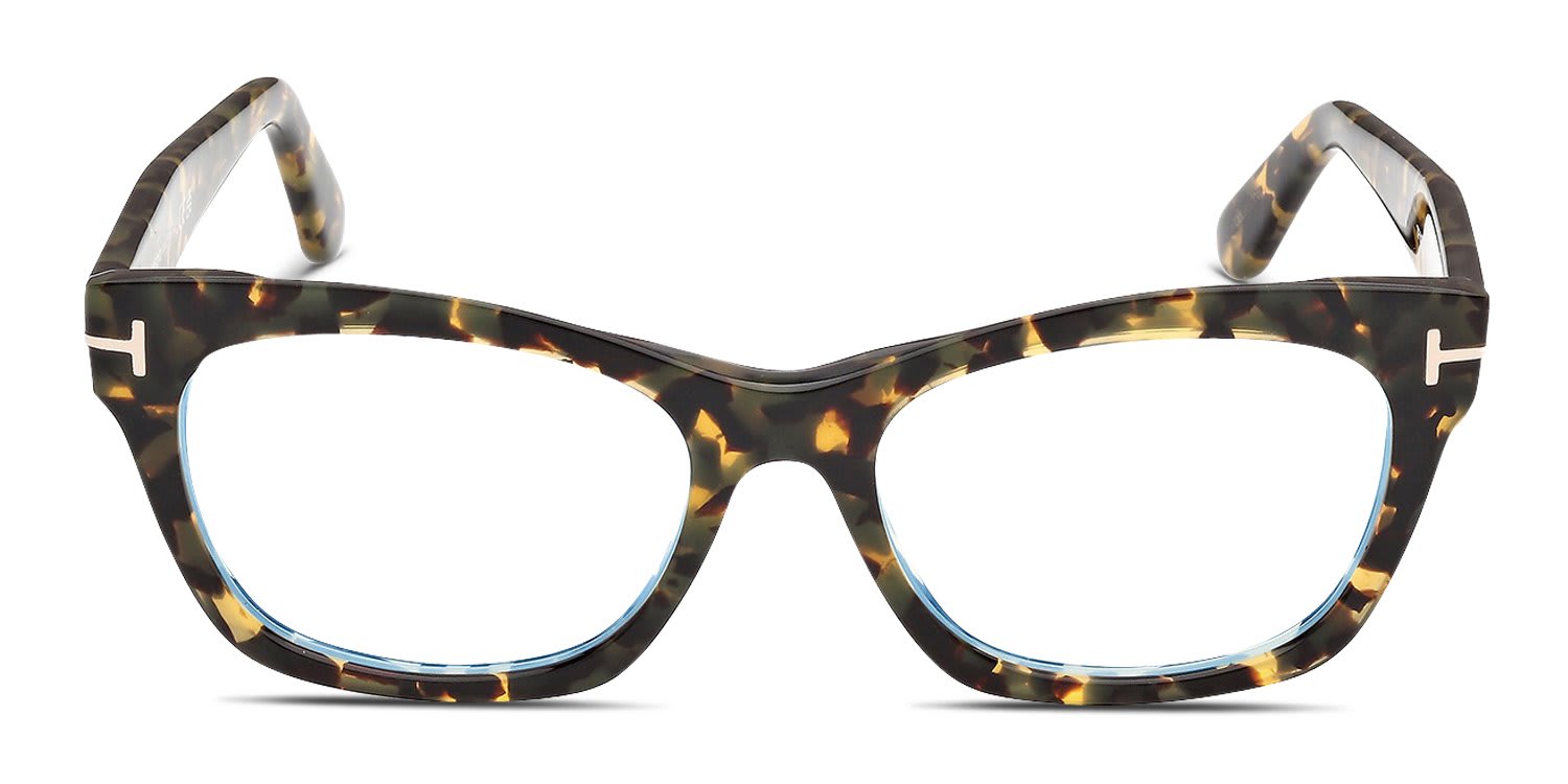 Tom Ford FT6173-B Tortoise glasses - Tortoise - Frontal View