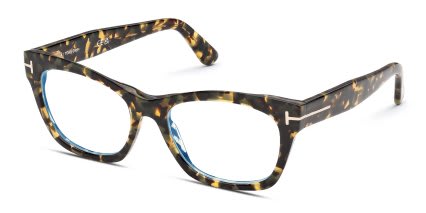 Tom Ford FT6173-B Tortoise glasses - Tortoise - Angle View
