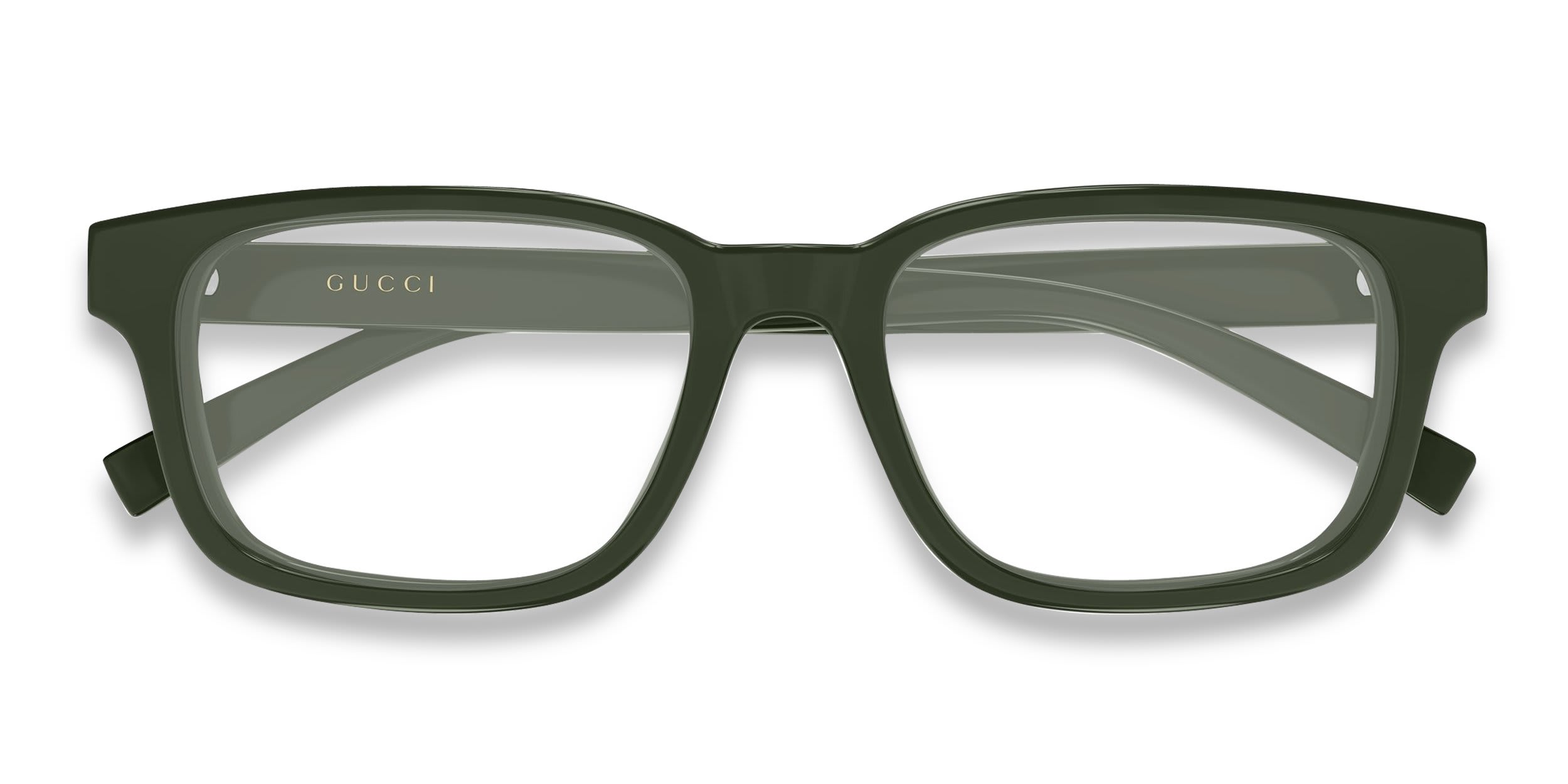 Gucci GG2107OL Green glasses - Green - Frontal View