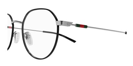 Gucci GG2141OK Black, Silver glasses - Black / Silver - Side View