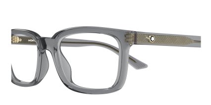 Mont Blanc MB0458OL Gray glasses - Gray - Side View