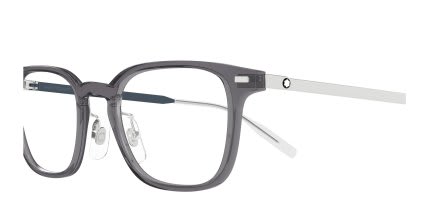Mont Blanc MB0467OL Gray glasses - Gray - Side View