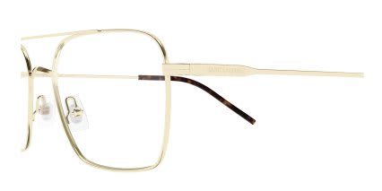 Saint Laurent SL888 Gold glasses - Gold - Side View