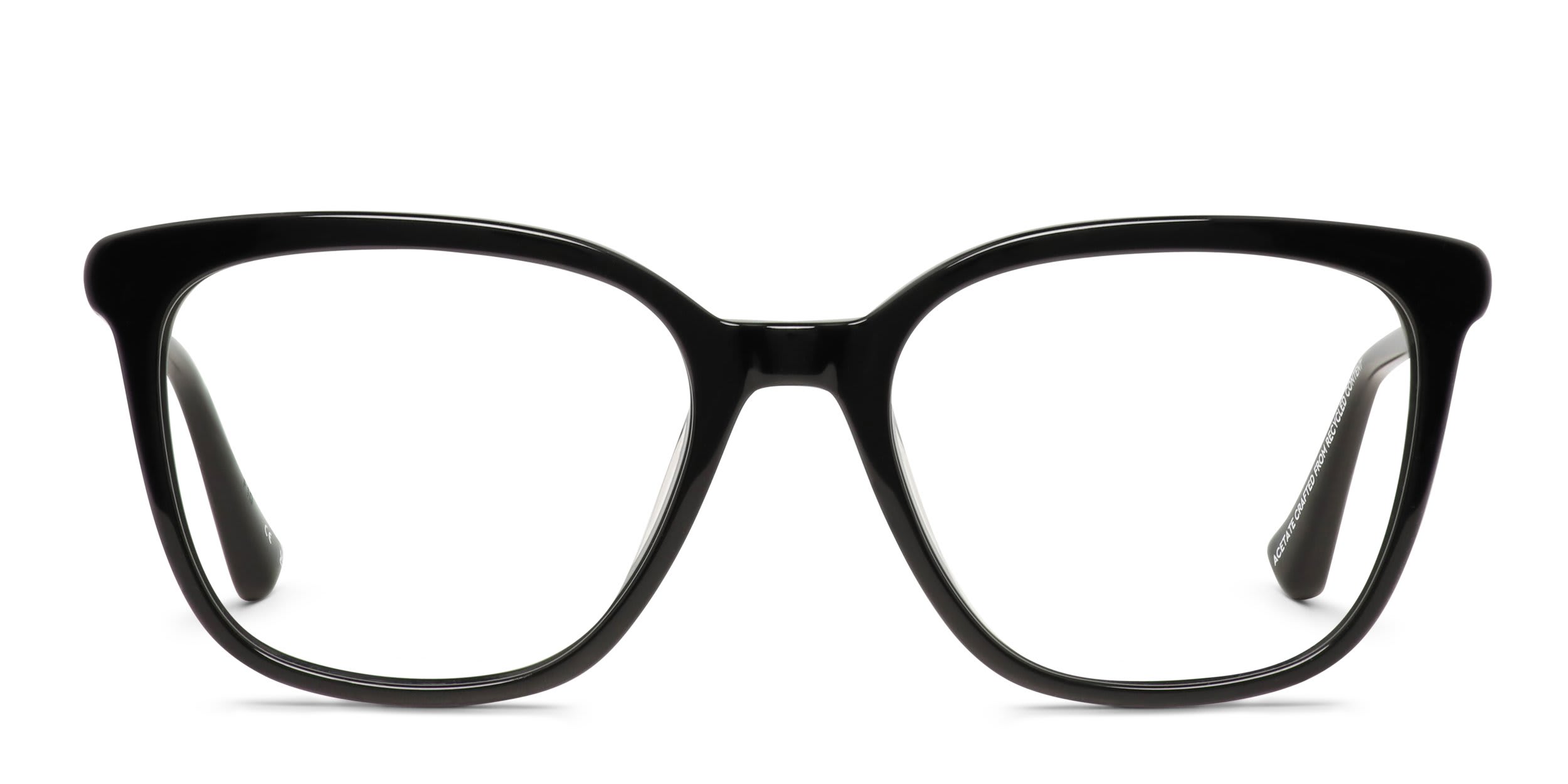 Florence by Mills 1022 Shiny Black glasses - Shiny Black - Frontal View