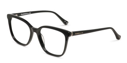 Florence by Mills 1022 Shiny Black glasses - Shiny Black - Angle View