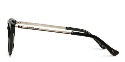 Florence by Mills 1024 Shiny Black glasses - Shiny Black - Side View