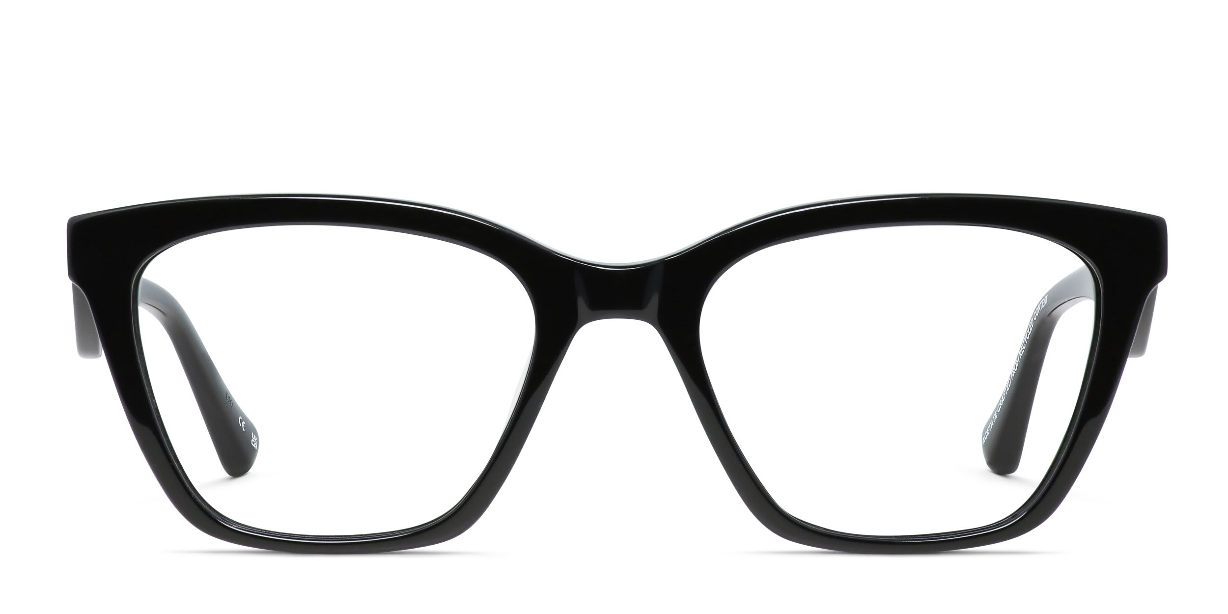 Florence by Mills 1038 Shiny Black glasses - Shiny Black - Frontal View