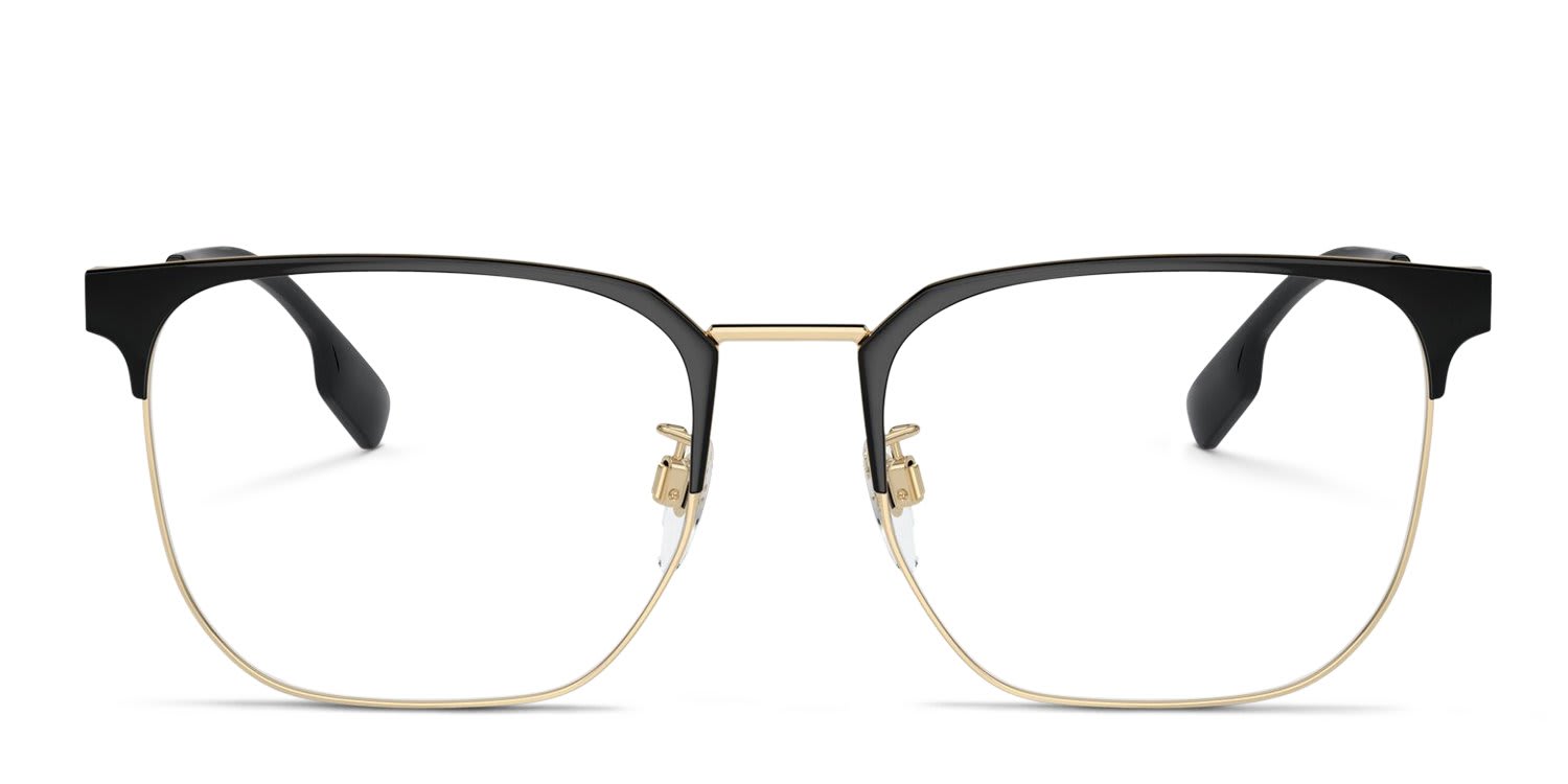 Burberry BE1383D Gold, Black glasses - Gold / Black - Frontal View