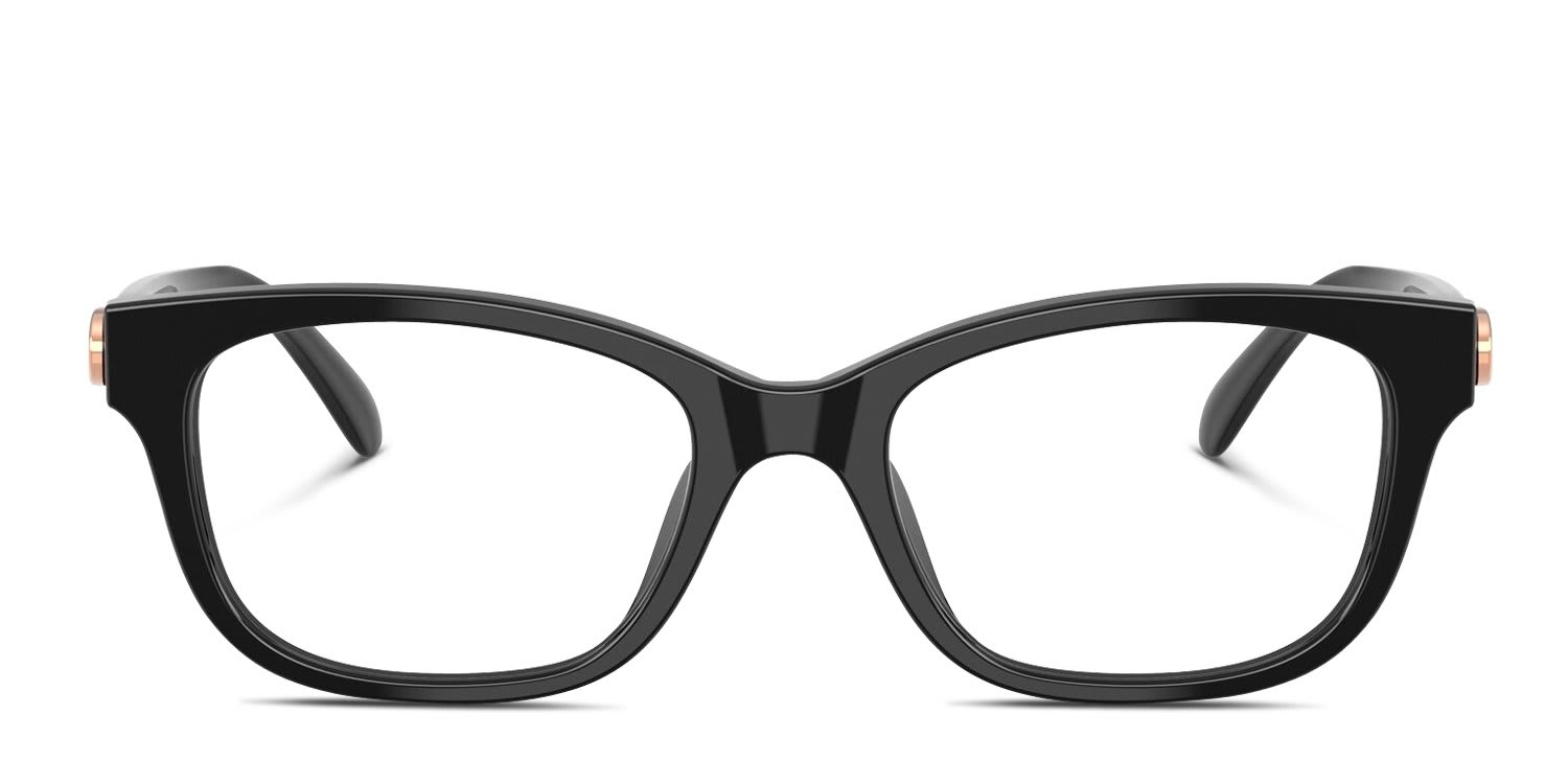 Coach HC6257F Black glasses - Black - Frontal View