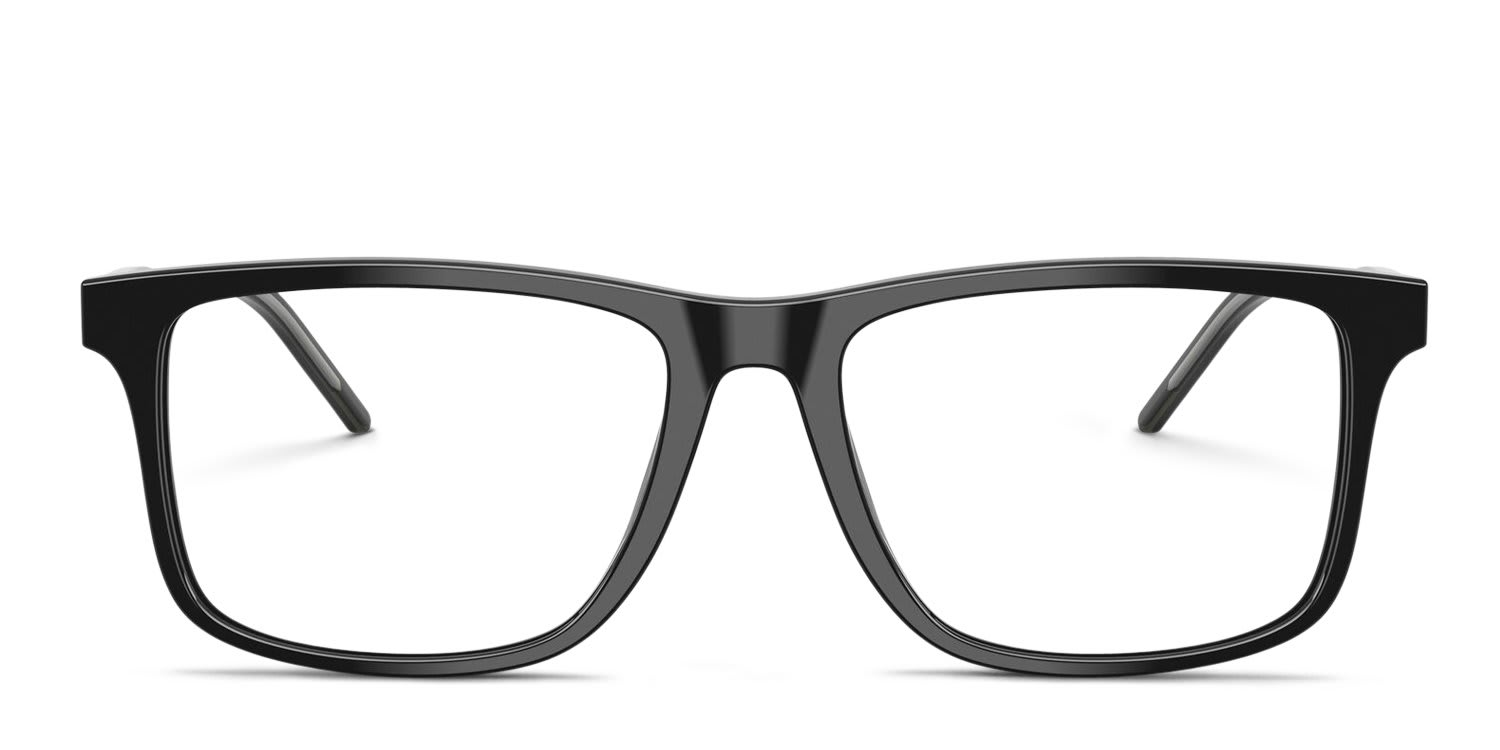 Emporio Armani EA3257F Black glasses - Black - Frontal View