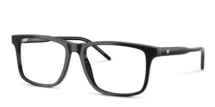 Emporio Armani EA3257F Black glasses - Black - Angle View