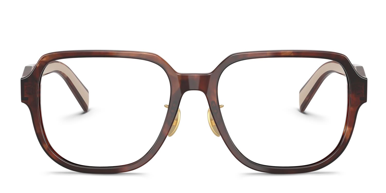 Prada PRB07VD Tortoise, Gold glasses - Tortoise / Gold - Frontal View