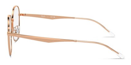 Ray-Ban RX6515D Rose Gold glasses - Rose Gold - Side View