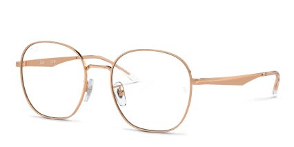 Ray-Ban RX6515D Rose Gold glasses - Rose Gold - Angle View