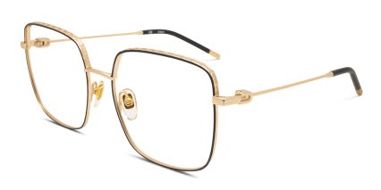 Furla VFU638 Black, Gold glasses - Black / Gold - Angle View
