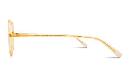 Valentino VG0023O Yellow glasses - Yellow - Side View