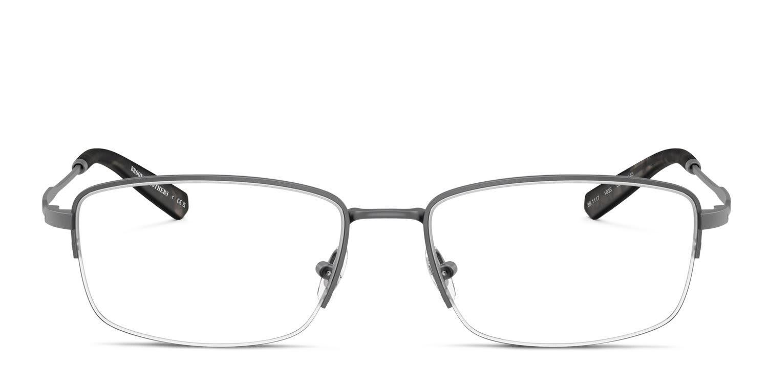 Brooks Brothers BB1117 Gunmetal glasses - Gunmetal - Frontal View