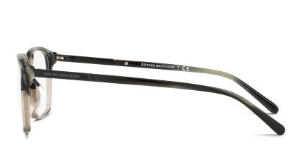 Brooks Brothers BB2053 Gray, Brown glasses - Gray / Brown - Side View