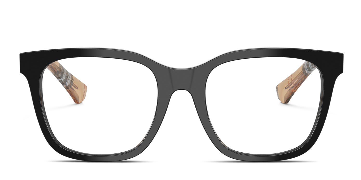 Burberry BE2455 Black glasses - Black - Frontal View