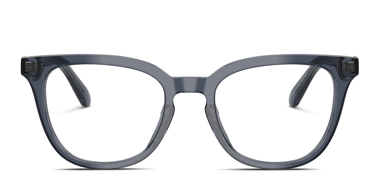 Coach HC6305U Clear, Blue glasses - Clear / Blue - Frontal View