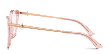Jimmy Choo JC3068B Clear, Pink glasses - Clear / Pink - Side View