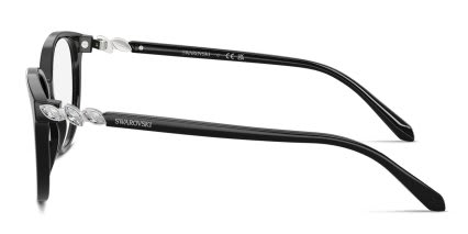 Swarovski SK2070 Black glasses - Black - Side View