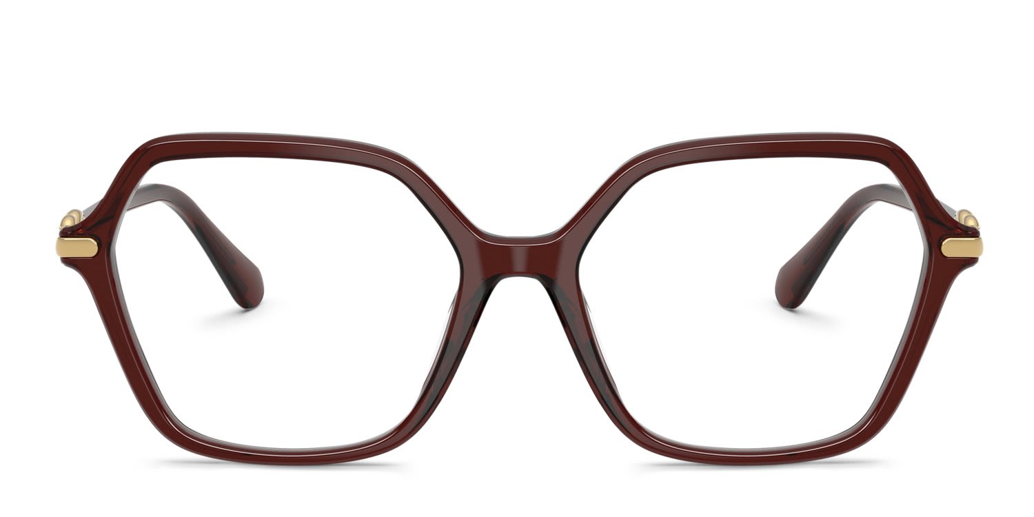 Swarovski SK2075 Red glasses - Red - Frontal View