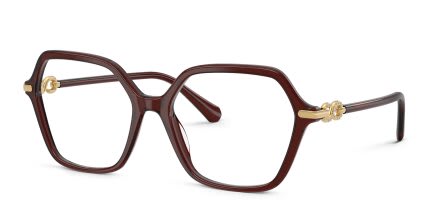 Swarovski SK2075 Red glasses - Red - Angle View